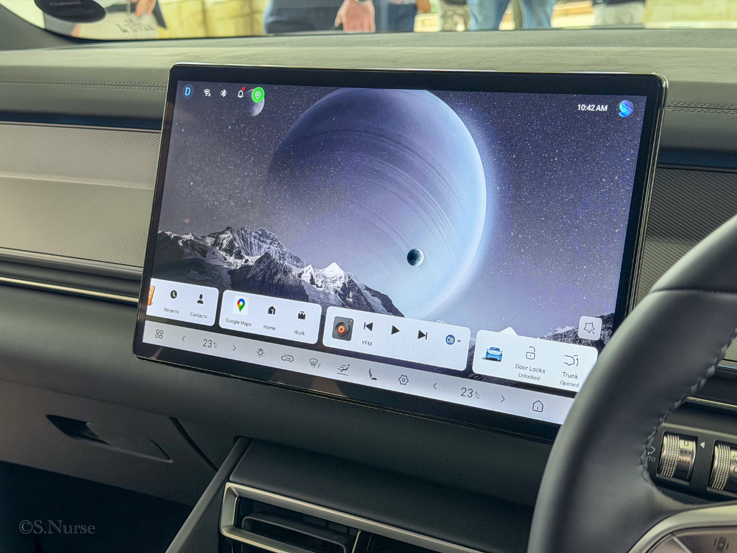 BYD ATTO 8 cabin interior with premium dashboard and infotainment