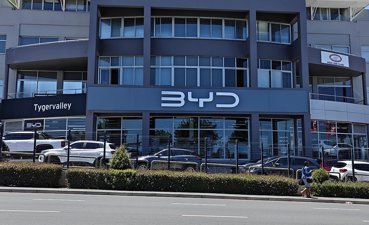 BYD dealership in South Africa