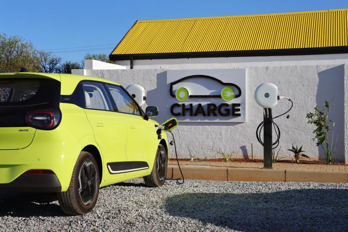EV charging station in South Africa
