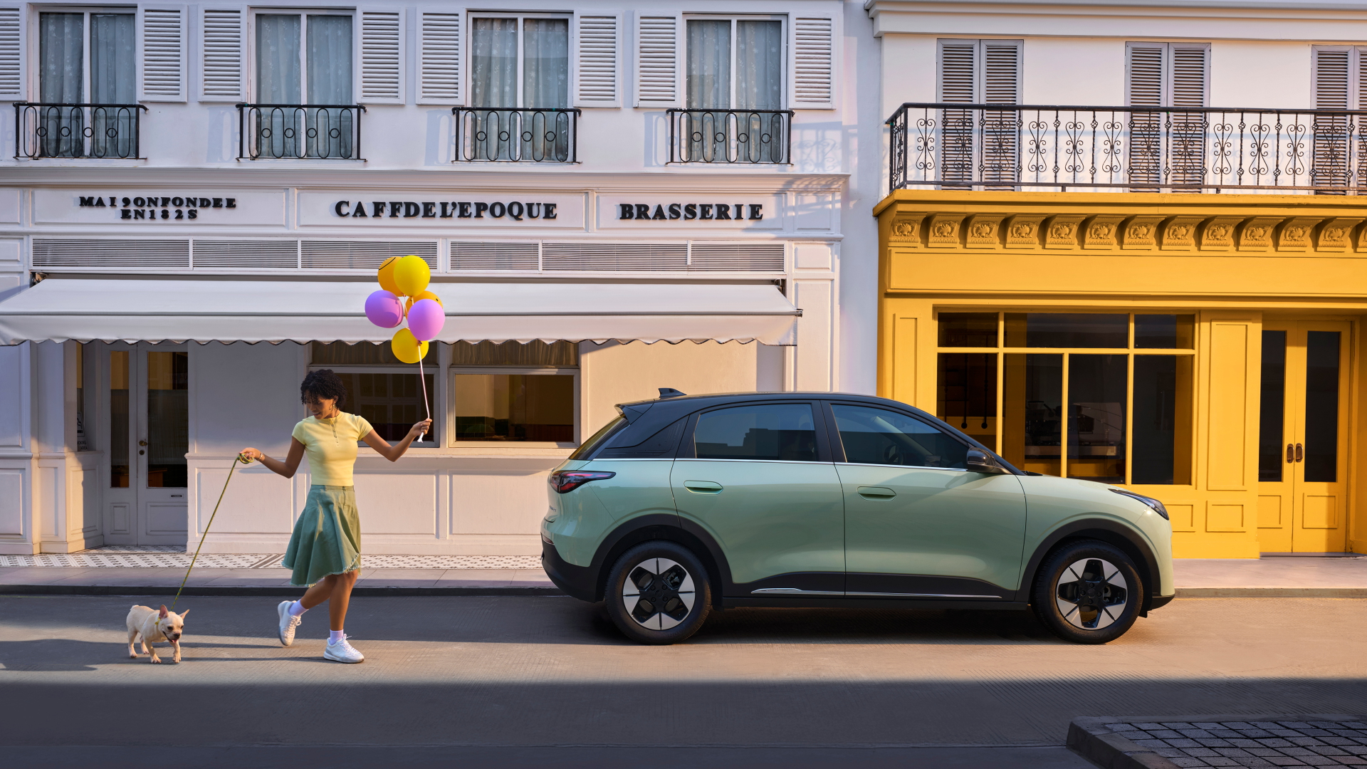 Geely E2 golden ratio design — official Geely press image