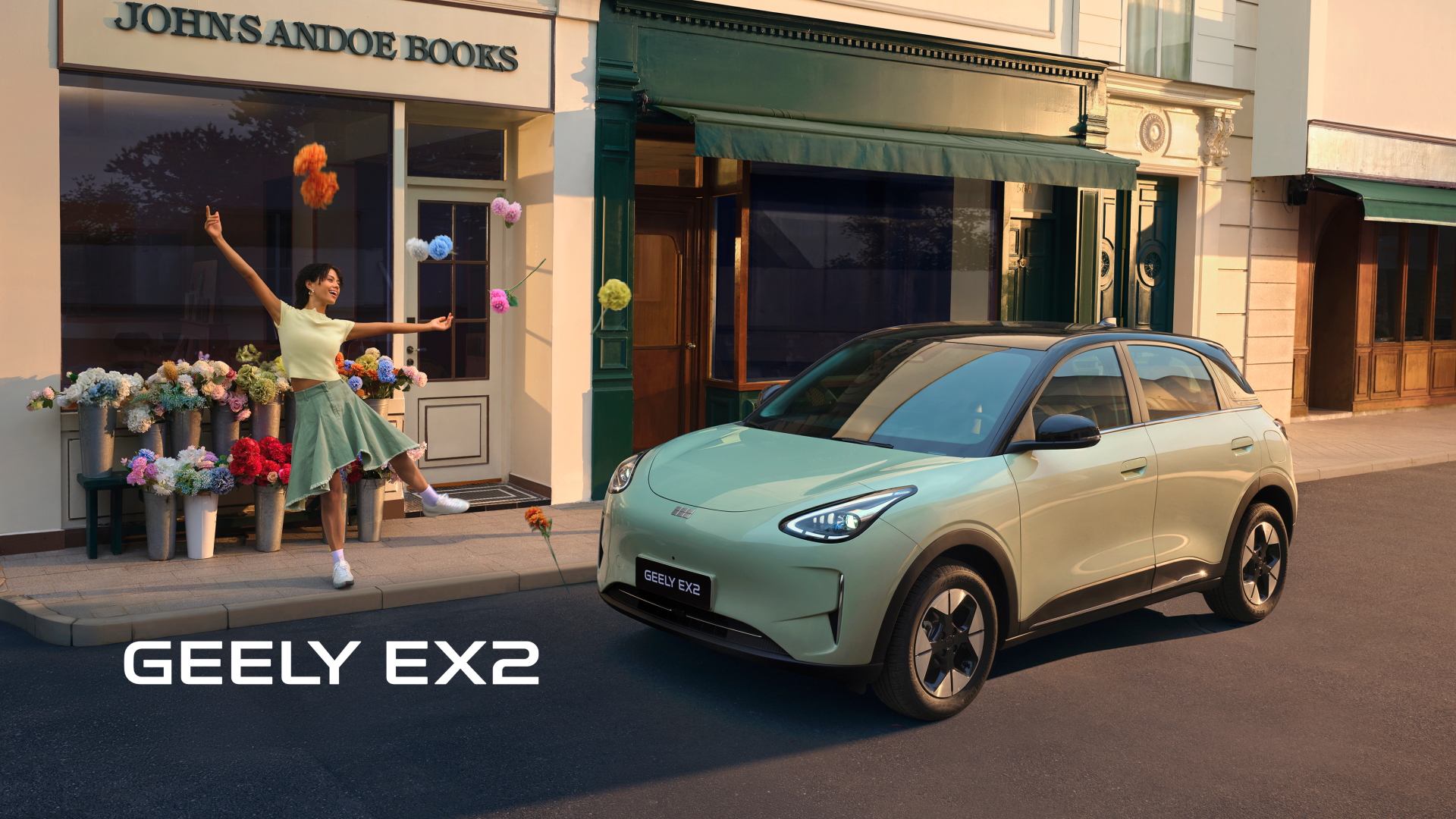 Geely E2 — official manufacturer press image