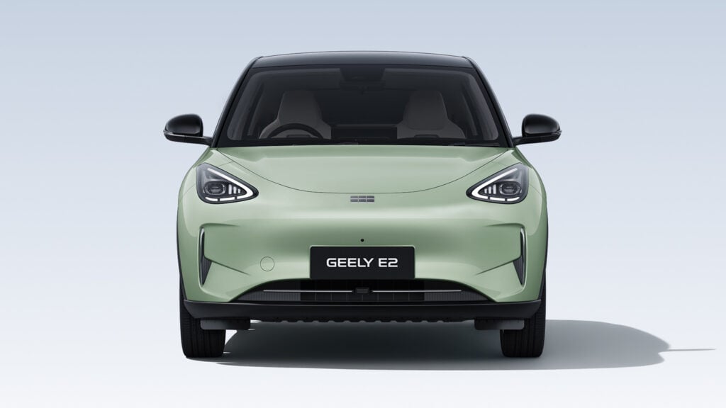 Geely E2 charging port and specs
