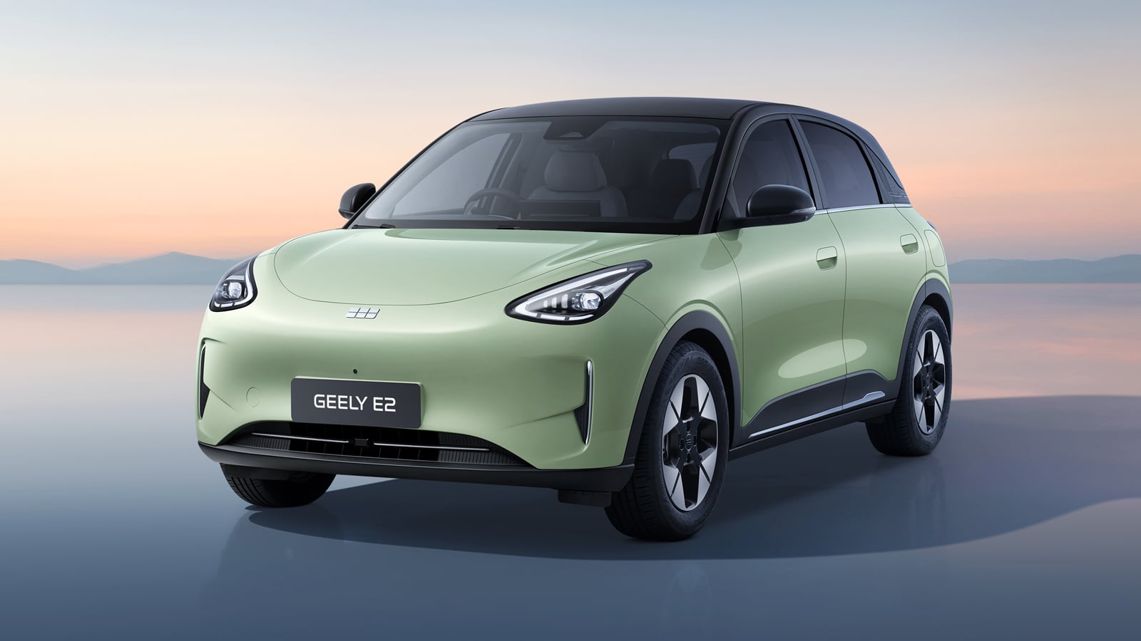 Geely E2 on South African road