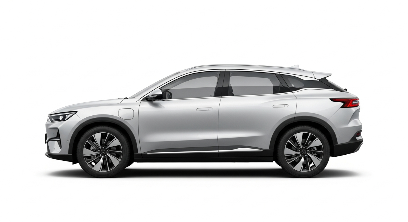 Concept render of a current Chery electric vehicle for illustrative purposes