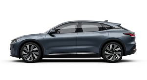 Concept render of a modern electric vehicle for illustrative purposes