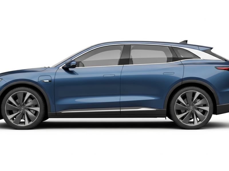 Concept render of a modern electric vehicle for illustrative purposes