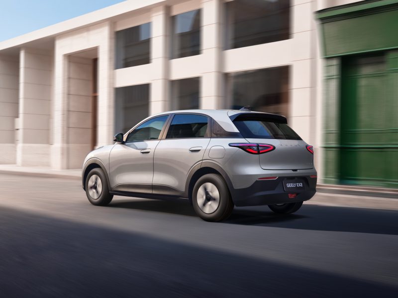 Geely E2 — official manufacturer press image