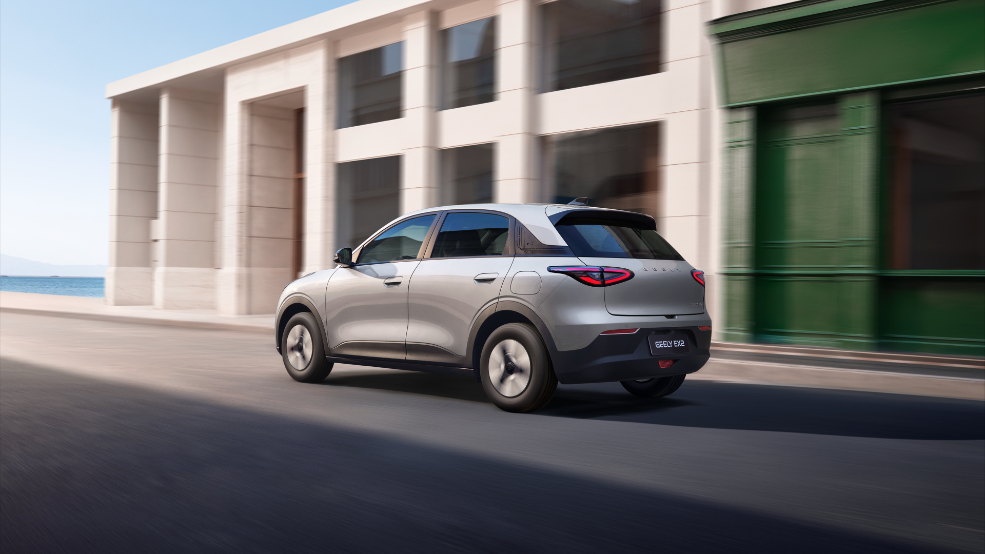 Geely E2 — official manufacturer press image