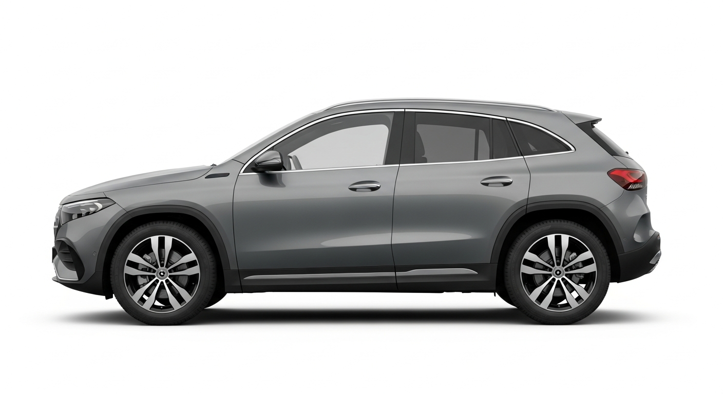Concept render of a Mercedes-Benz EQA 250 for illustrative purposes