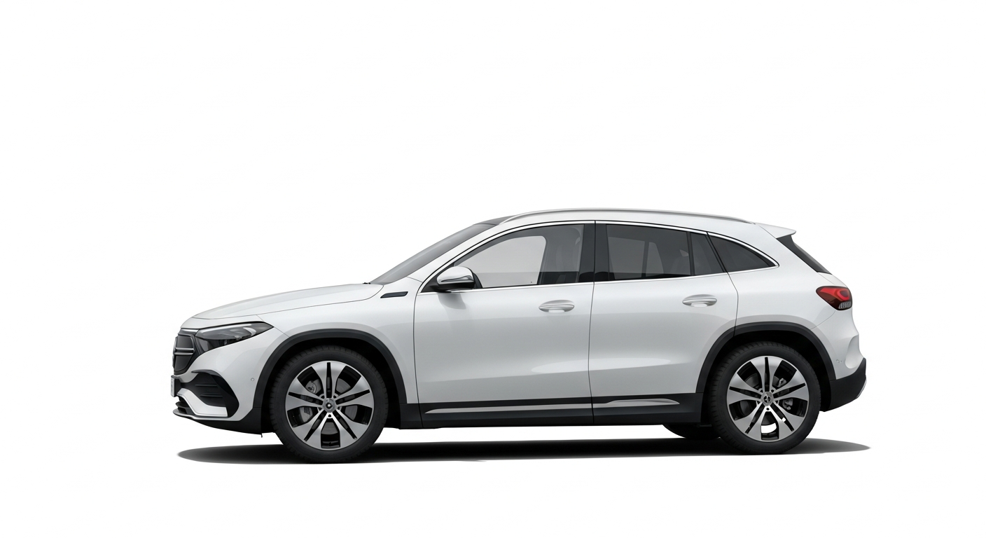 Concept render of a Mercedes-Benz EQA for illustrative purposes