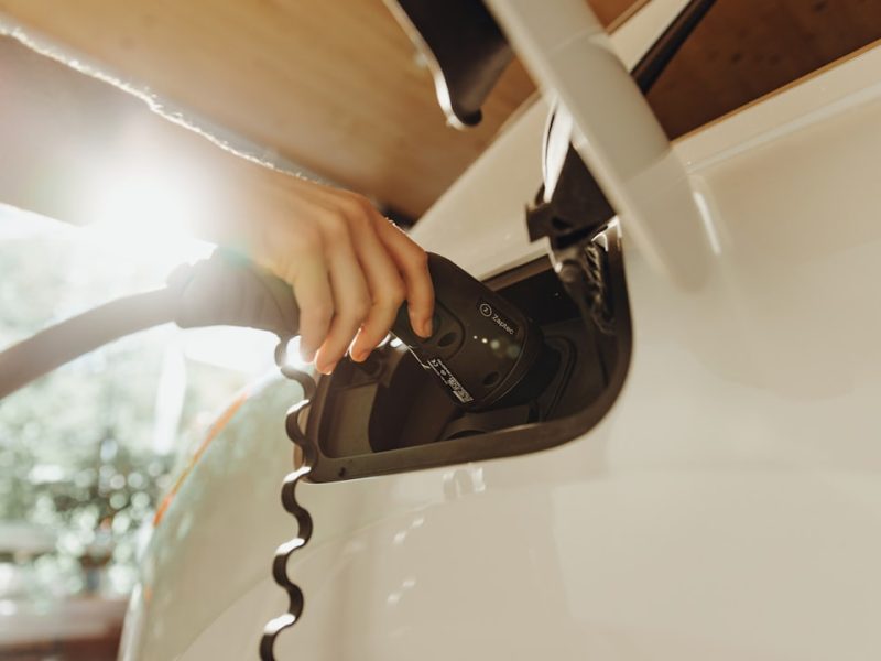 Zaptec Go, the chosen EV charger for sustainable homes and new builds. photographer:Joel Heyd